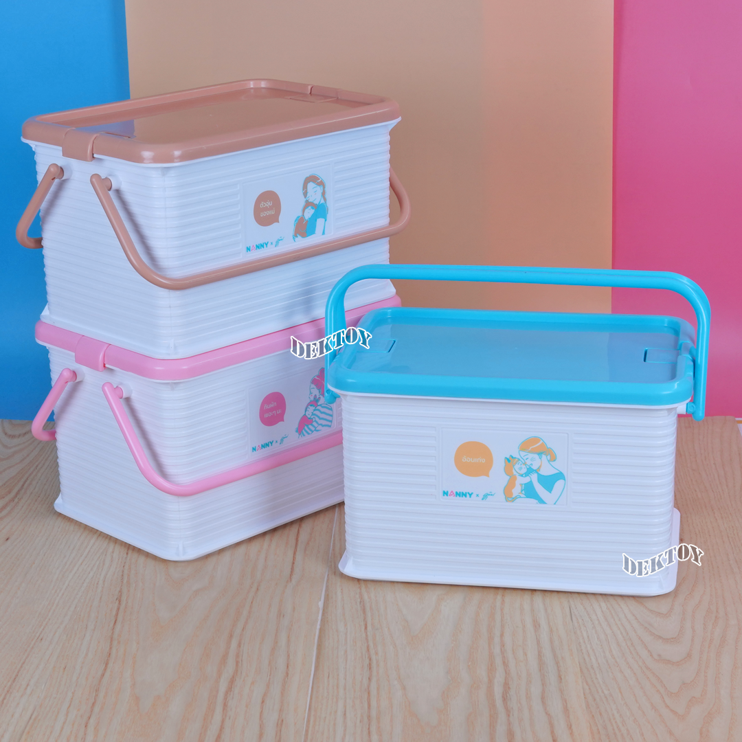 NANNY Munin แนนนี่ กล่องเก็บของ3030MU ลายมุนิน 1 ชิ้นคละลาย