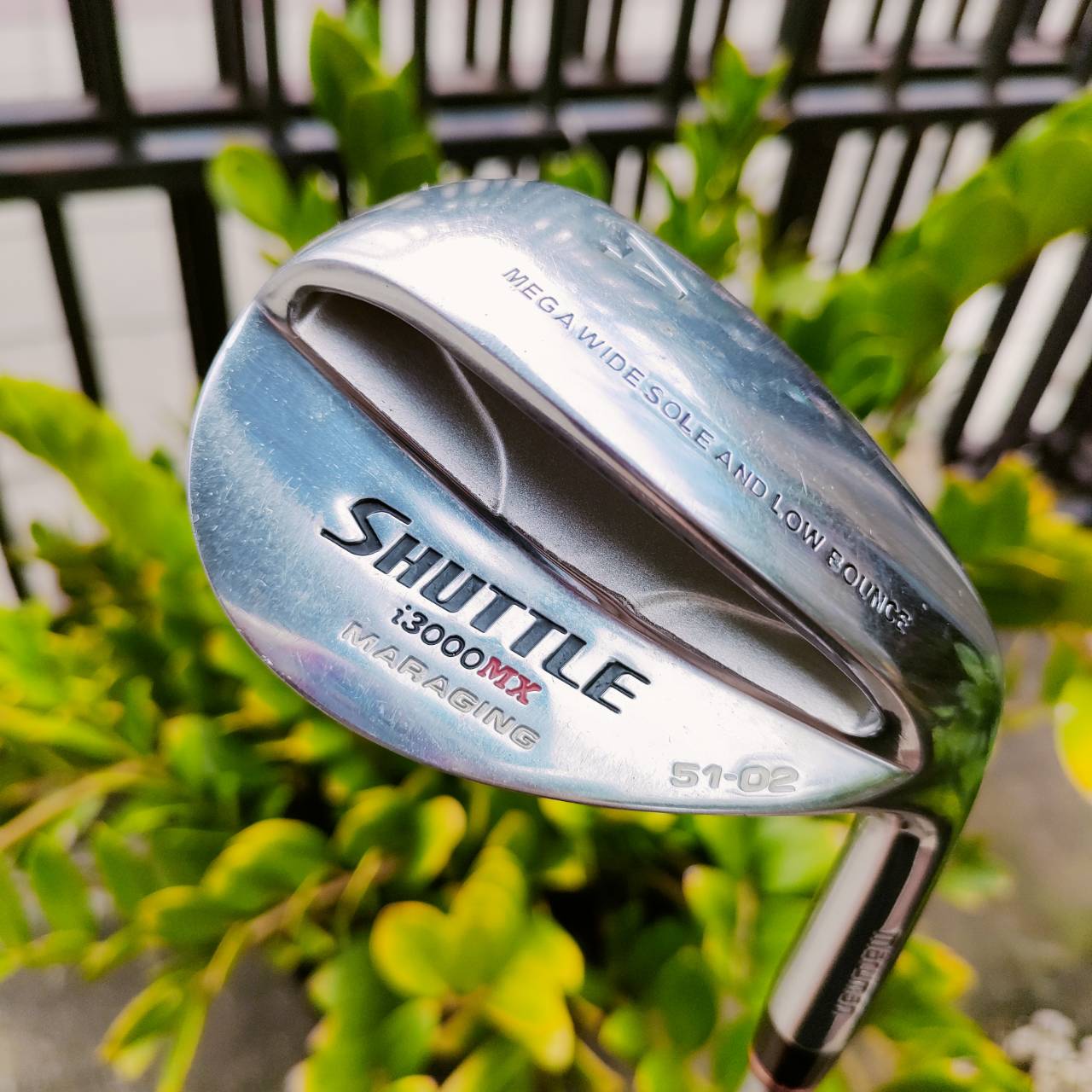 WEDGE MARUMAN SHUTTLE i3000MX MARAGING หน้าเด้งมาก องศา 51 BOUNCE 2 LOW BOUNCE เป็น WEDGE หน้าเด้ง MARAGING ที่ชิพง่ายมาก ตีเต็มวงก็ได้ สปินจัดๆ ไม้กอล์ฟพรีเมี่ยมมือสอง ของแท้ By NakaraLuxurious