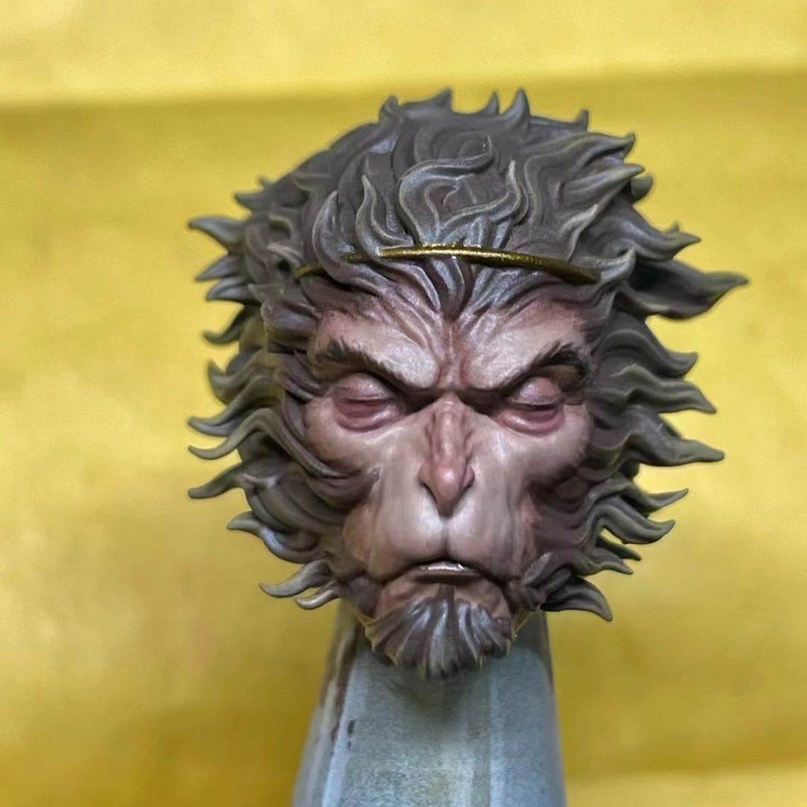 [พร้อมส่ง ] c.tudio 1/12 : Wukong custom Head เวอร์ชั่นหัวดิบไม่ลงสี - มีให้เลือก 4 แบบ
