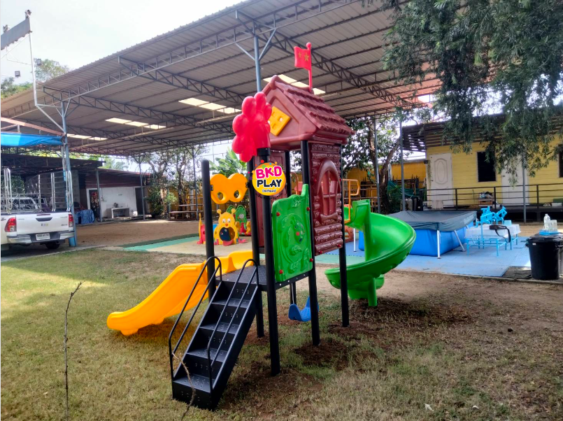 โปรโมชั่นเครื่องเล่นสนามโครงสร้างเสา 76 เครื่องเล่นสนามกลางแจ้ง ,สนามเด็กเล่น,เครื่องเล่นสนามราคาถูก OutdoorPlayground , ของเล่นสนาม, สำหรับบริจาคสนามเด็กเล่น พร้อมส่ง