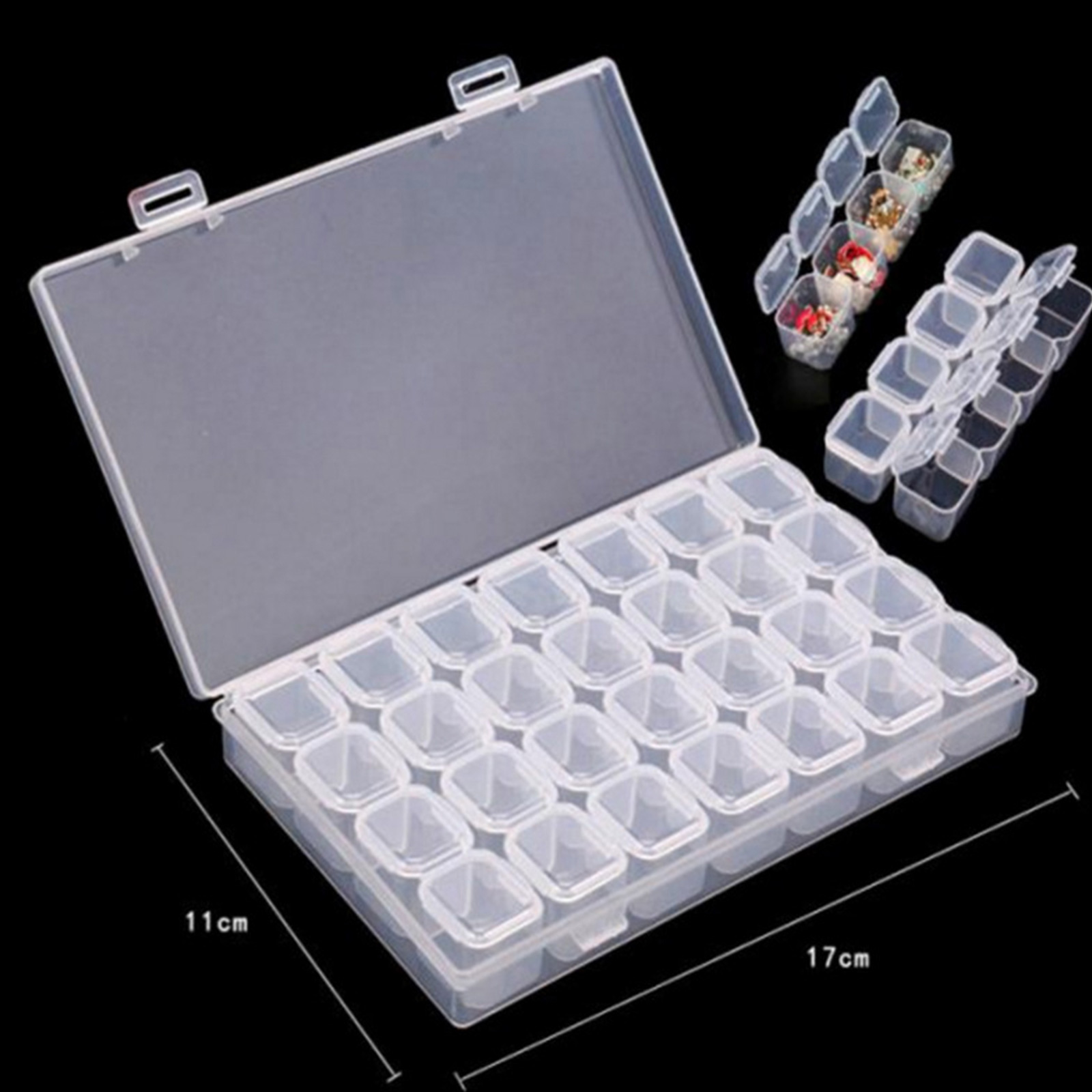 ตลับยา กล่อง4ช่อง ชุด 7ใบ มี2แบบ ใส-มาตรฐาน/สี-อย่างหนา มีกล่องใส่รวม วัสดุไม่มีกลิ่น ปลอดภัย