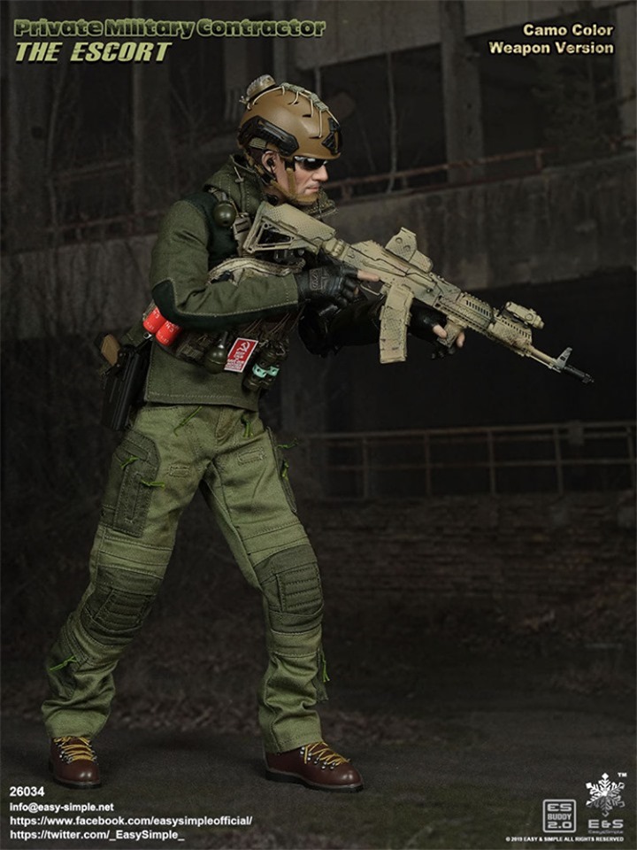 [สั่งจอง]Easy&Simple 26034B 1/6 Scale PMC The Escort (Original/Camo weapon color Ver.)