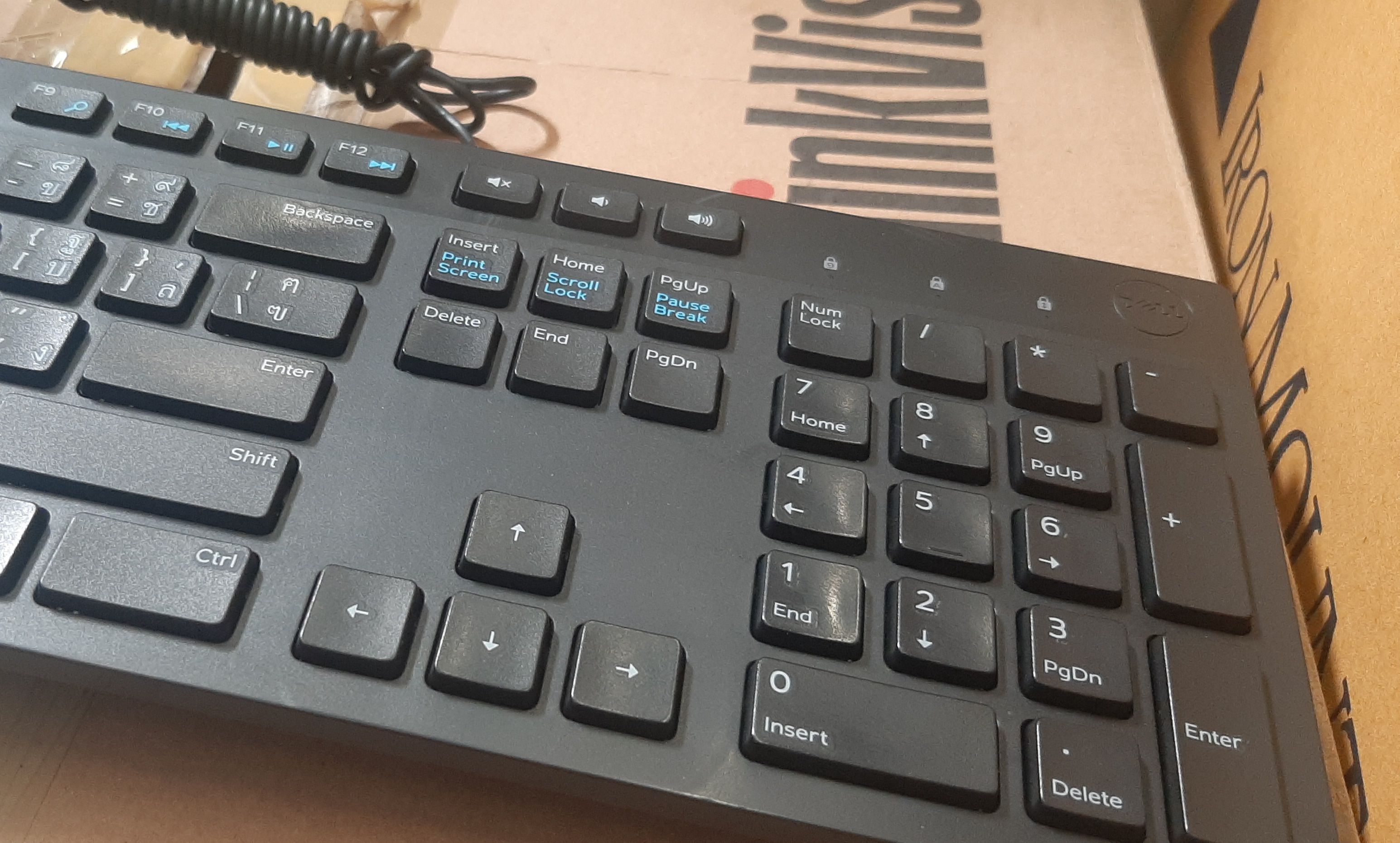 USB Keyboard ยี่ห้อ Dell รุ่น KB2161 มือสอง ประกันร้าน 1 เดือน