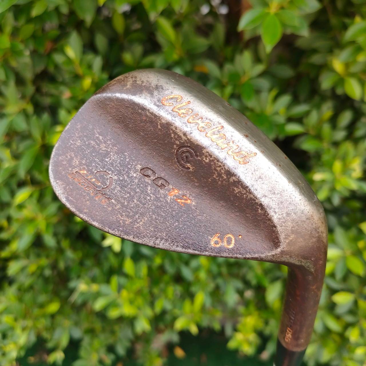 WEDGE CLEVELAND CG12 องศา 60 ก้าน TRACTION FLEX WEDGE RTG-DST เป็นรุ่นสนิมที่ไม่มีอะไรเคลือบ ทำให้ชิพง่าย ชิพนุ่มมาก และติดสปินจัดๆ!! ไม้กอล์ฟมือสอง ของแท้ BY NakaraLuxurious