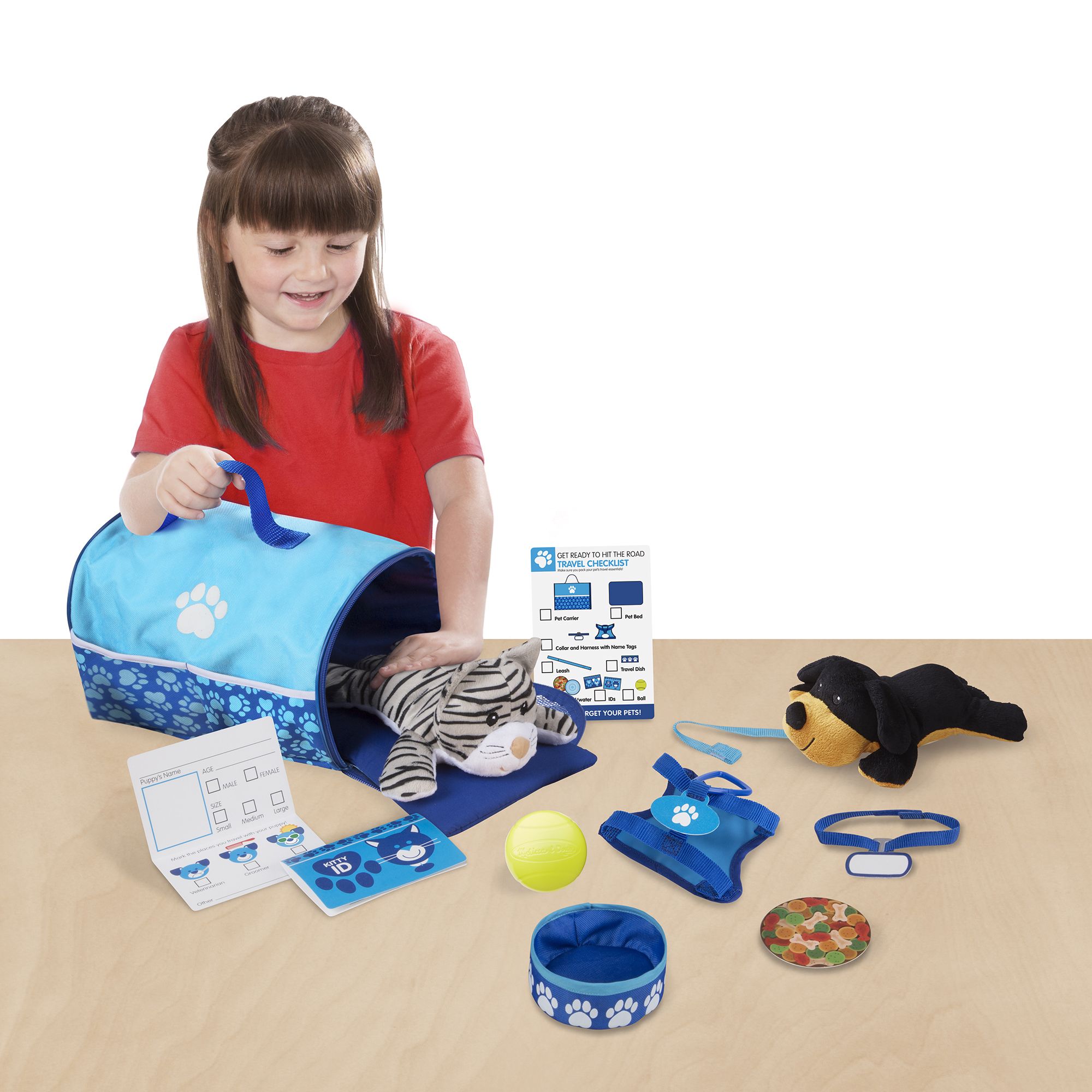 [16ชิ้น] ชุดเดินทางกับสัตว์เลี้ยง 16 ชิ้น Melissa & Doug Tote & Tour Pet Travel Play Set รีวิวดีใน Amazon USA อุปกรณ์ครบ ของเล่น มาลิซ่า 3 – 6 ขวบ