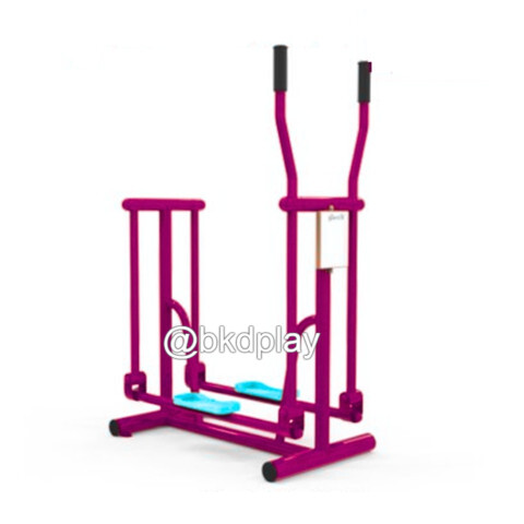เครื่องออกกำลังกายกลางแจ้งผู้ใหญ่ เครื่องบริหารขา-สะโพก-หัวไหล่ (แบบโยก-เดินสลับเท้า) สวนสาธารณะ ,เทศบาล ,หมู่บ้าน ,ผลิตในไทย ,สั่งทำตามสีที่ต้องการได้ ขนาด 60 x 100 x160 ซม.