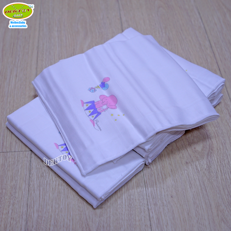 Pureen เพียวรีน ผ้าอ้อมคอตตอนเพียวรีนพิมพ์มุม Cotton USA 2 ชั้นไซส์ 29 x 29 นิ้ว แพ็ค 6 ผืน