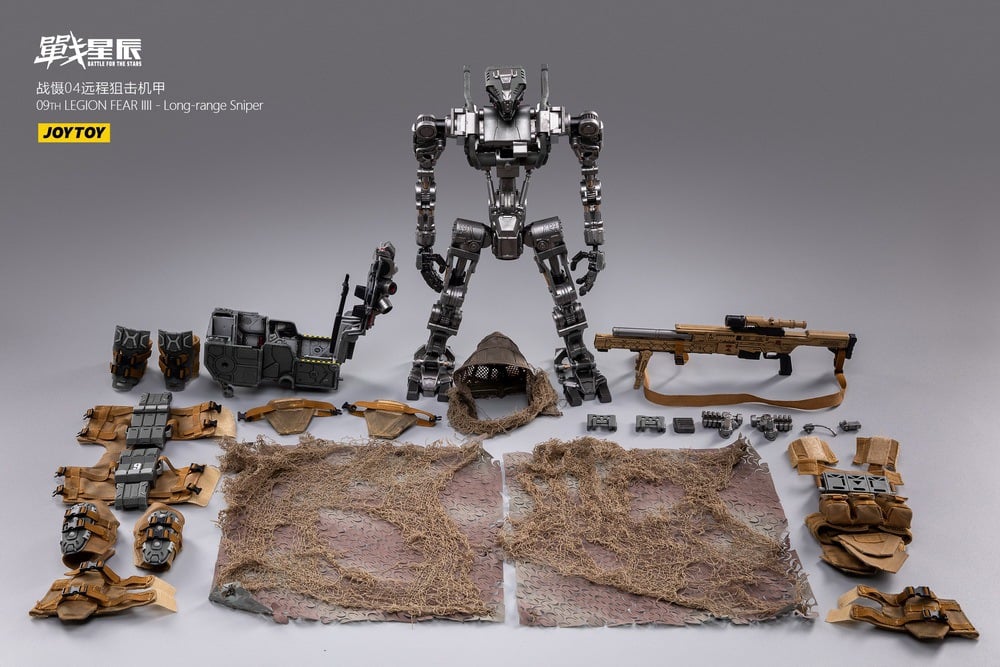 [สั่งจอง]JOY TOYS J1255 1/18 : FEAR 04 （Long-range Sniper）