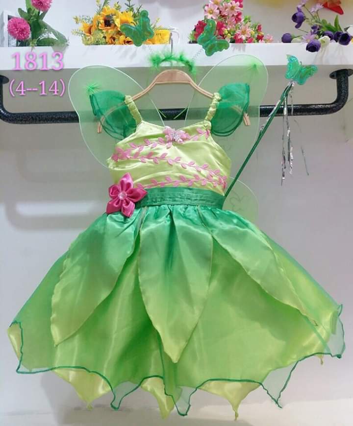 ชุดทิงเกอร์เบลล์ ชุดนางฟ้า ชุดทิงเกอร์เบลล์พร้อมส่ง
