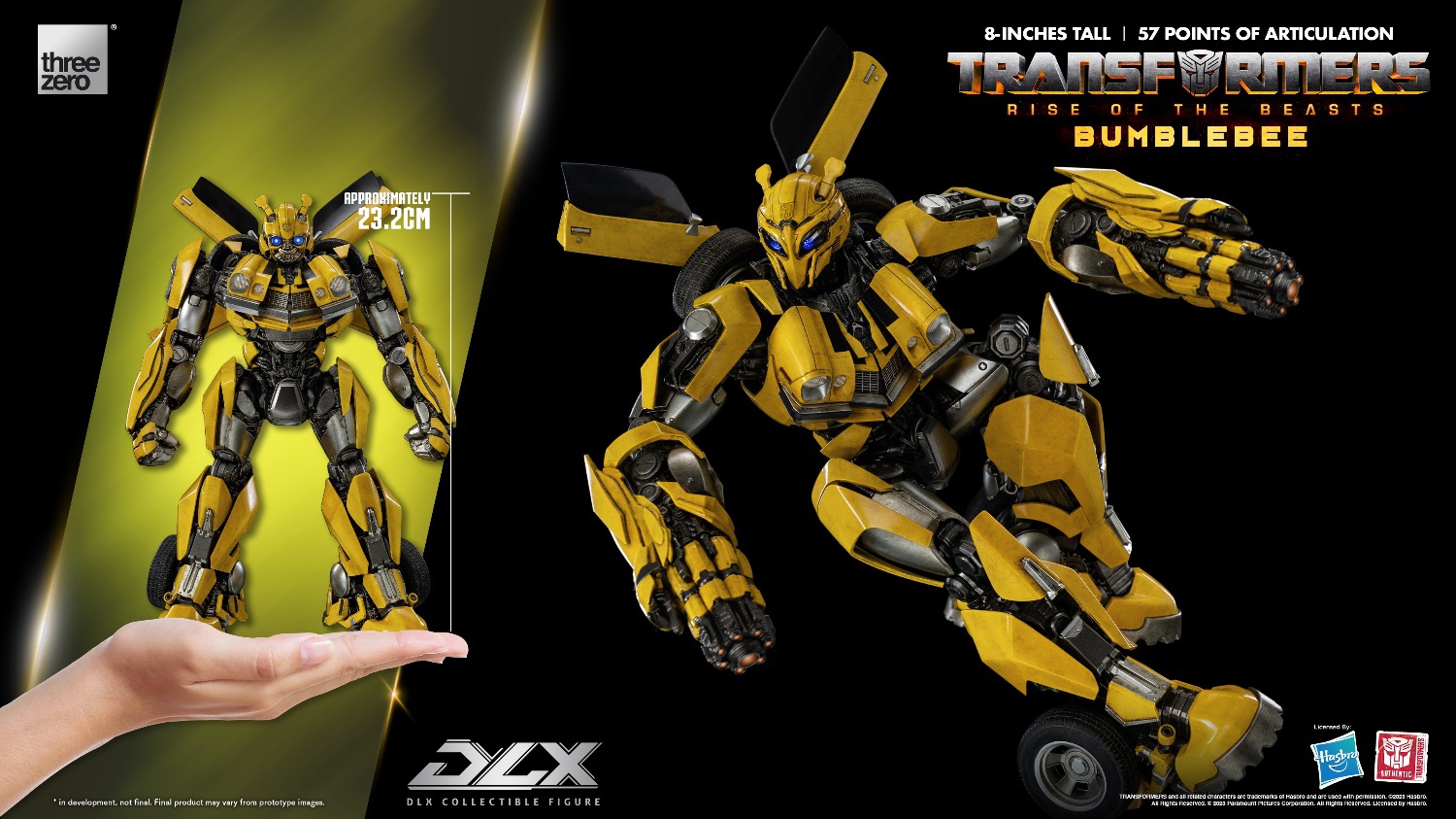 [สั่งจอง]threeZero 3Z05630W0 TRANSFORMERS : Rise of the BEAST DLX - Bumblebee