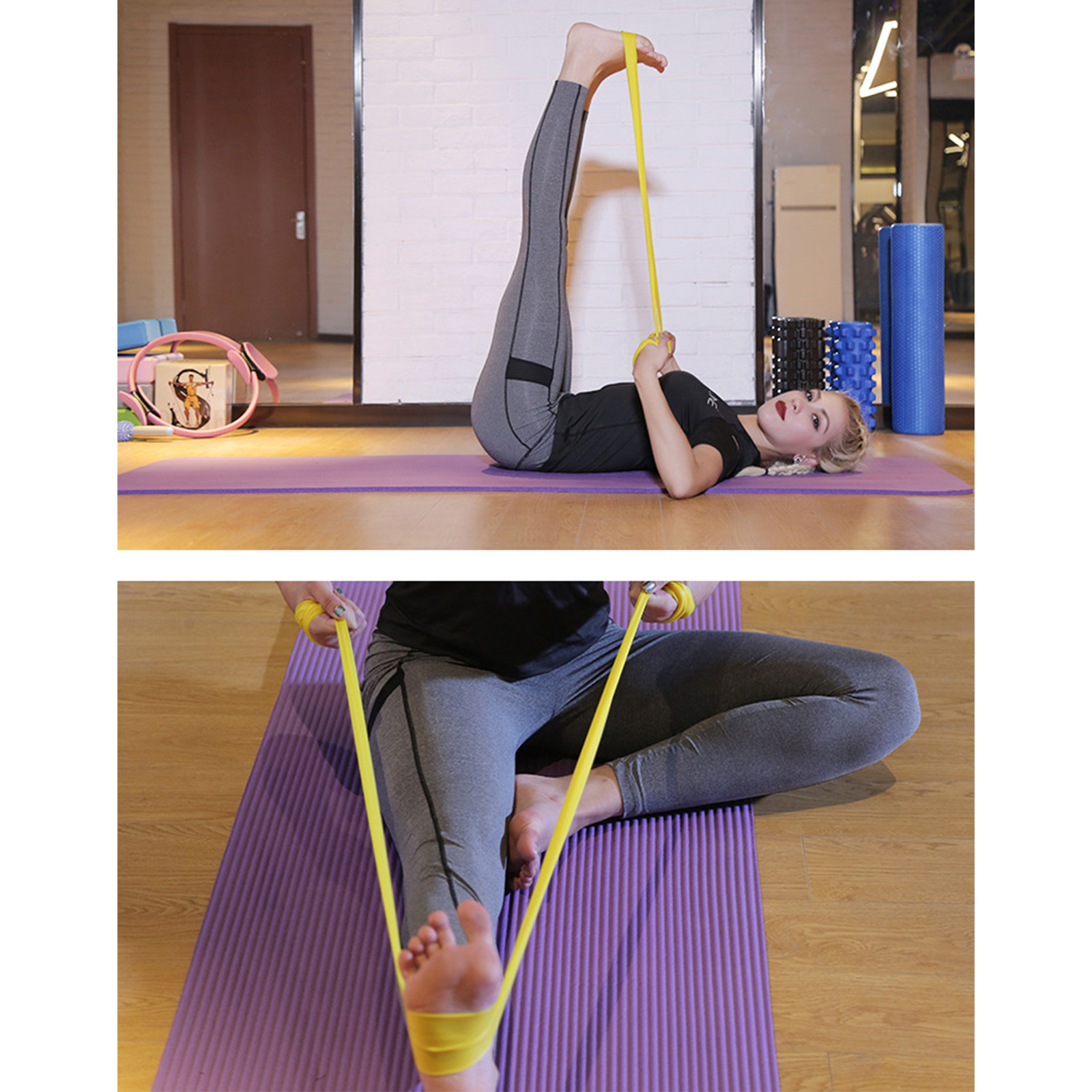 ยางยืดกล้ามเนื้อ ยางคุณภาพดี มีให้เลือก 5สี เหมาะสำหรับยืดกล้ามเนื้อ ออกกำลังเบาๆ