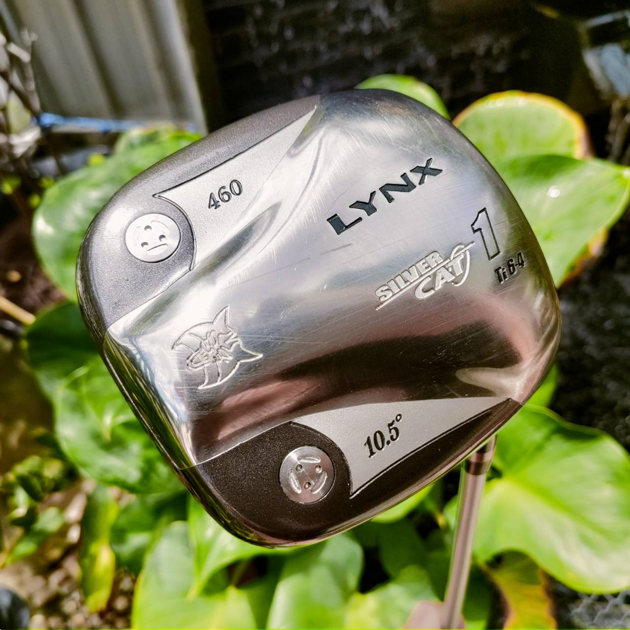 Driver LYNX SILVER CAT Ti6-4 วัสดุไทเทเนี่ยมชั้นสูง หน้าเด้งๆ หัวสี่เหลี่ยม ชดเชยความผิดพลาดสูง องศา 10.5 FLEX R ตีแบบสบายๆ ไม้กอล์ฟพรีเมี่ยมมือสอง ของแท้ By NakaraLuxurious