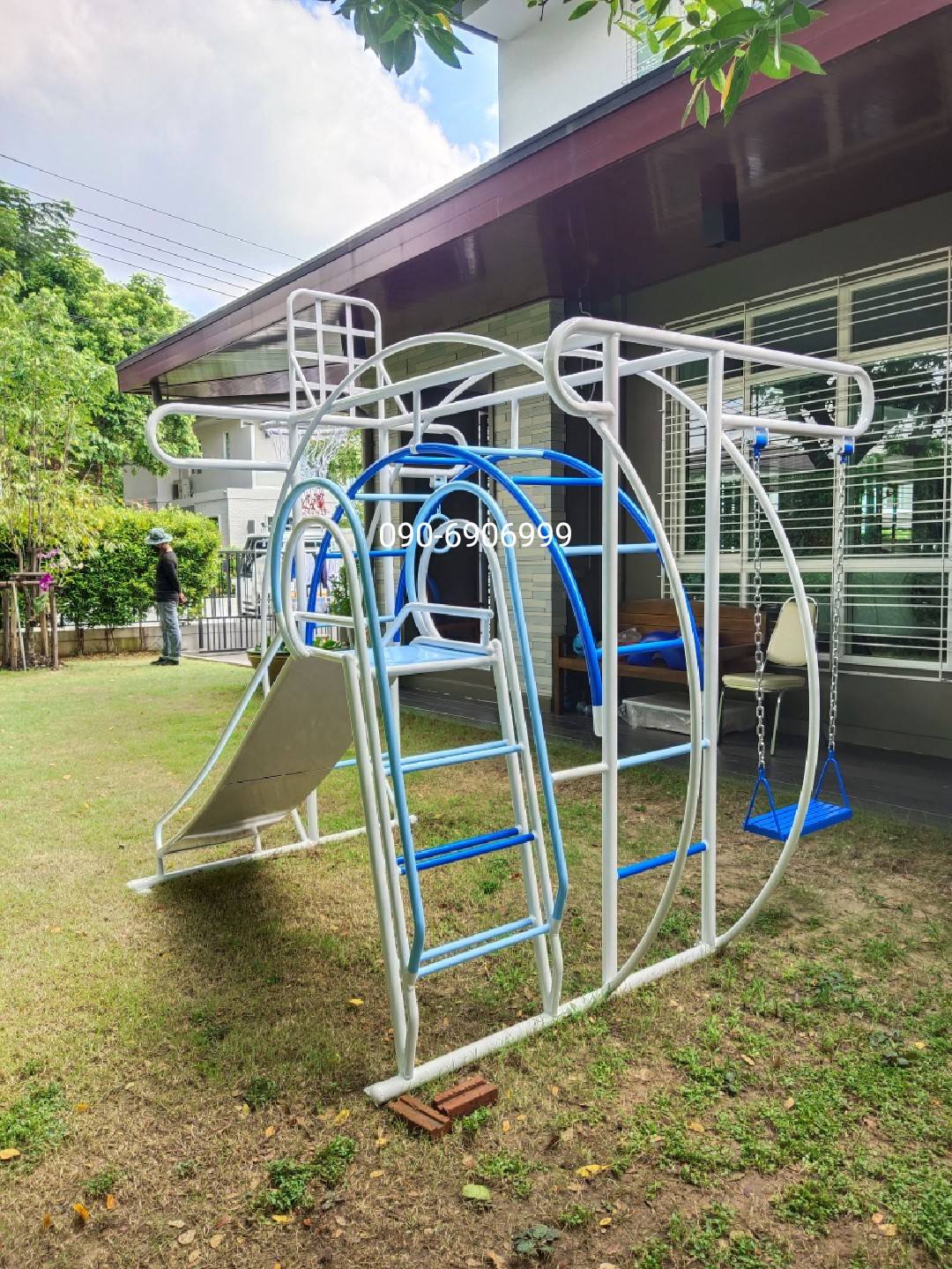 ชุดรวม C เครื่องเล่นสนามกลางแจ้ง เครื่องเล่นสนามเหล็ก,ประกอบด้วยสไลเดอร์ชิงช้าปีนป่ายบาร์โหน OutdoorPlayground,ผลิตเครื่องเล่นสนาม,เครื่องเล่นในสนามเด็กเล่น,เครื่องเล่นงบสพฐ.,ประชารัฐ, ราคาโรงงาน