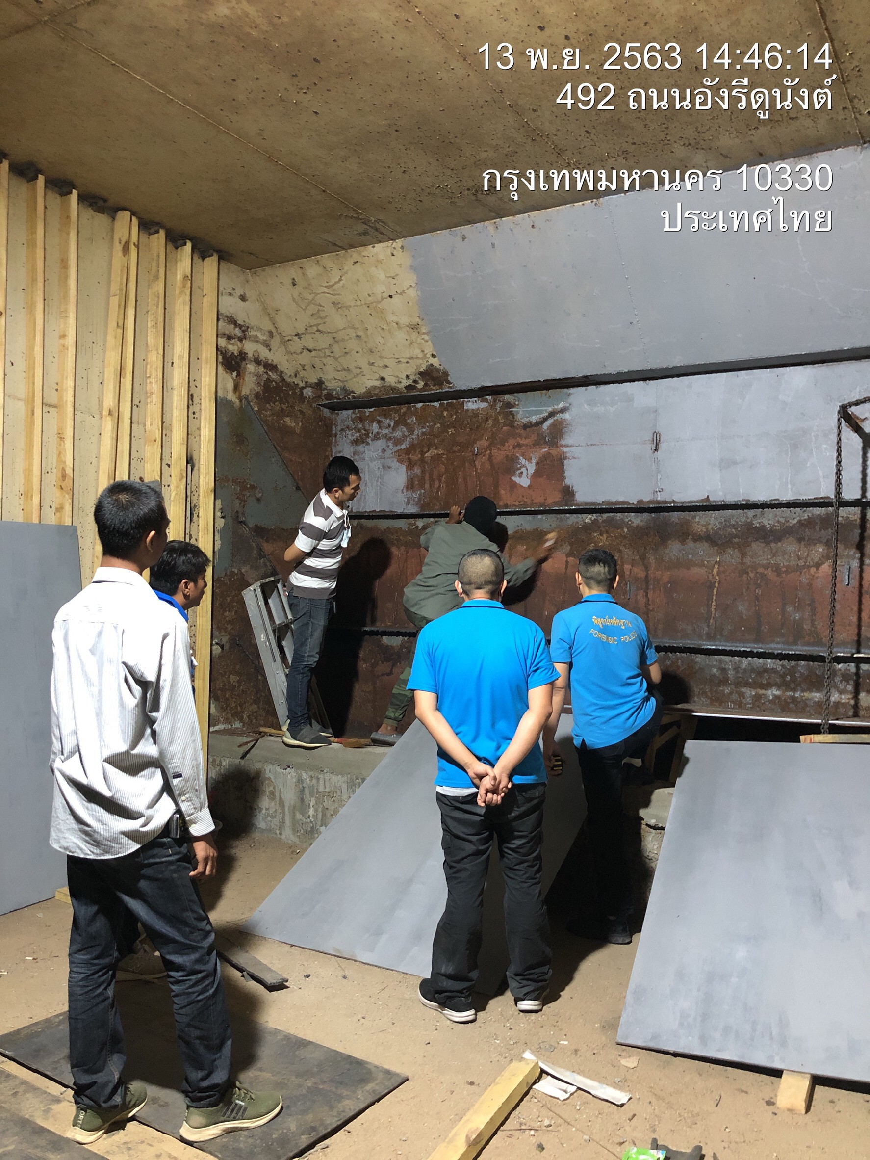 กองพิสูจน์หลักฐานกลาง สำนักงานตำรวจแห่งชาติ ปรับปรุงห้องทดสอบอาวุธปืน