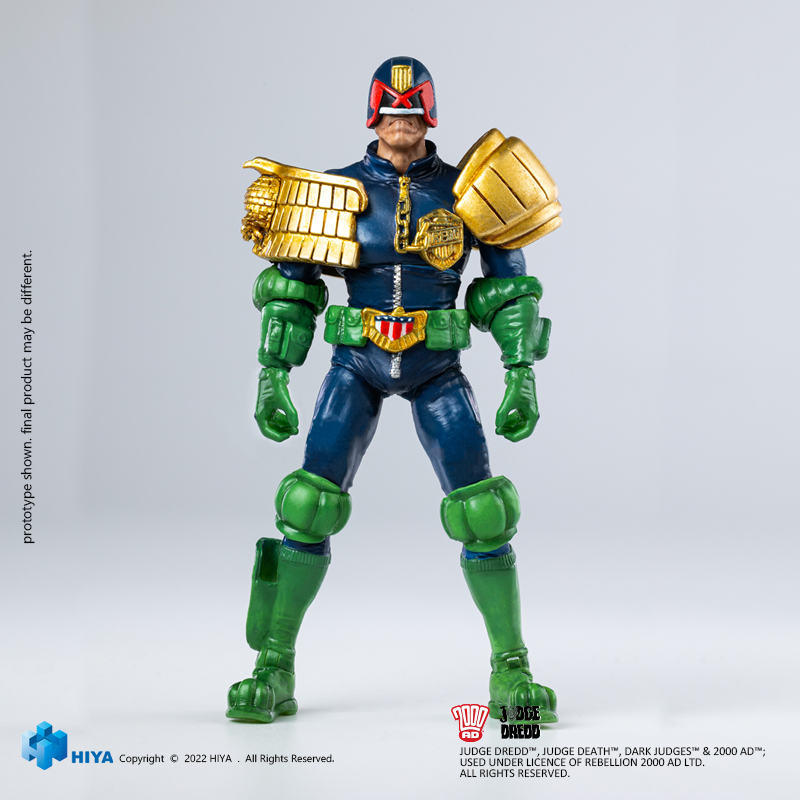 [สั่งจอง]Hiya 1/18 : Judge Dredd Gaze into the fist of Dredd 2-Pack
