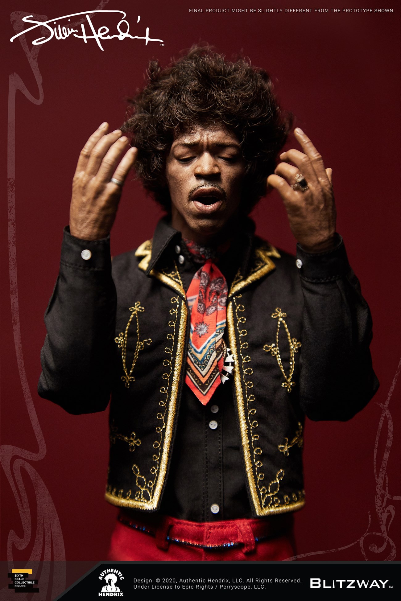 [สั่งจอง] BLITZWAY BW-UMS 11201 1/6 Scale : Jimi Hendrix