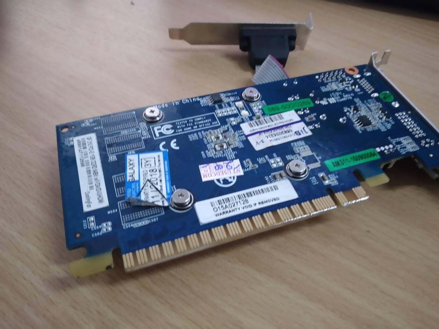 Galaxy GeForce 210 1GB. DDR-3 ขาสั้น