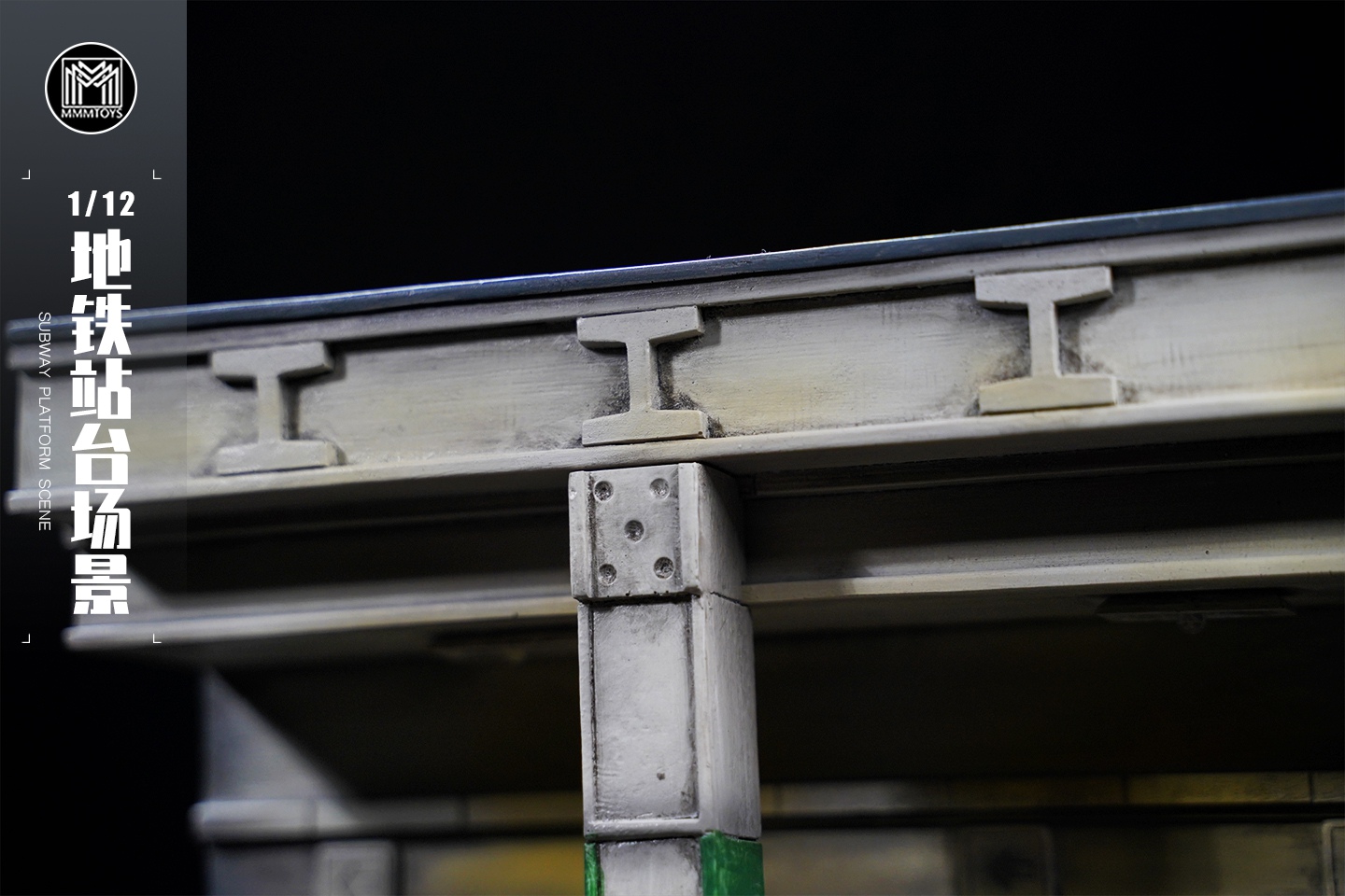 [สั่งจอง]mmmtoys M2312 1/12 : Subway Platform Scene