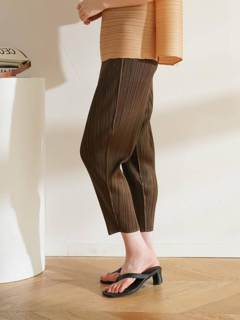 ยาว 34นิ้ว!! 2MUAY รุ่น GJO2188 กางเกงผู้หญิง กางเกงอัดพลีทคุณภาพ 12สี FREE SIZE CASUAL FIT PLEATES PANTS