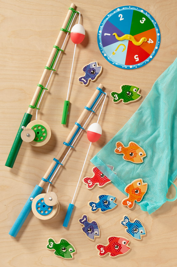ชุดเกมเล่นตกปลา ส่งเสริมการเรียนรู้ตัวเลข สี และรูปร่าง Catch & Count Fishing Game Melissa&Doug, ของเล่นเสริมพัฒนาการ, ของเล่น