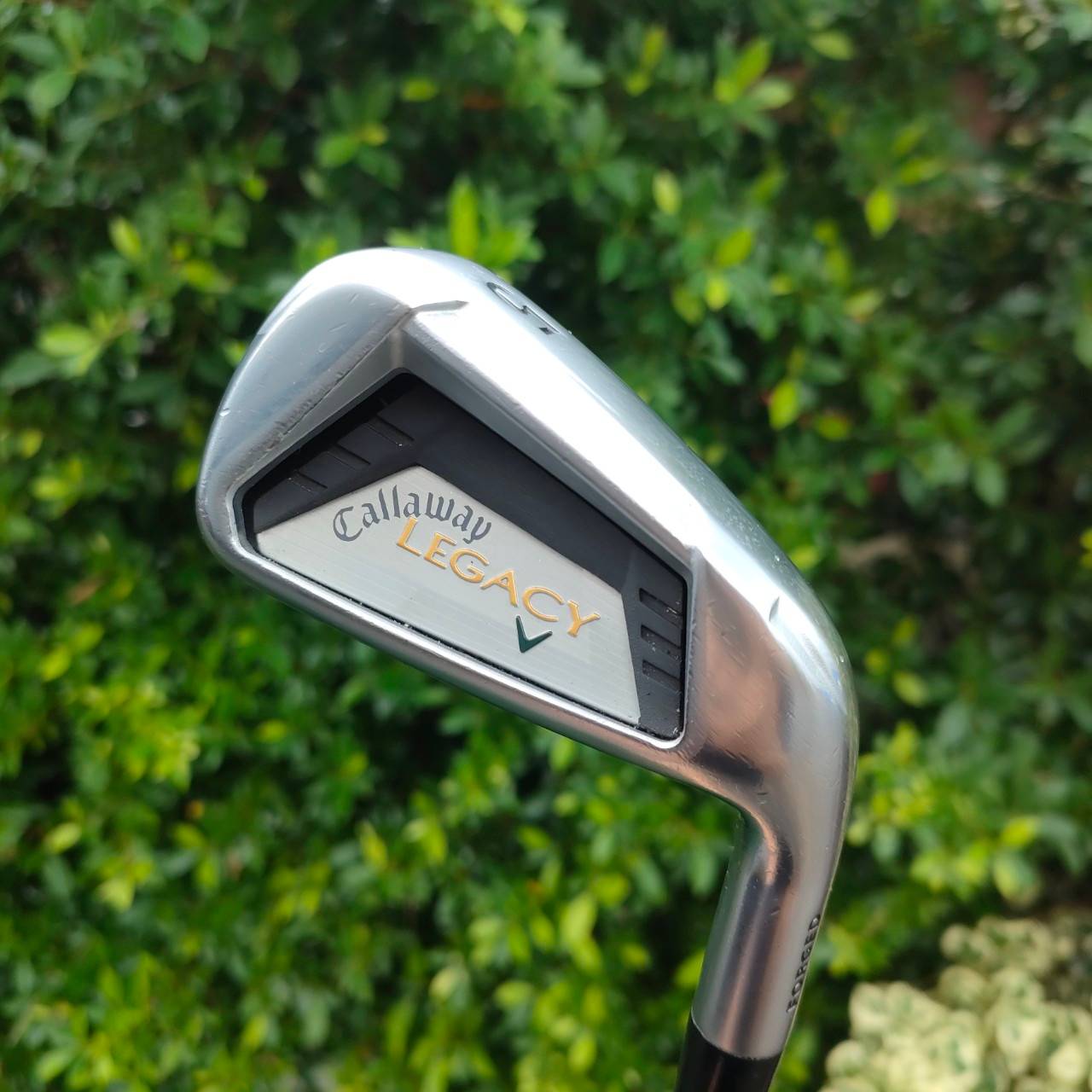 ชุดเหล็ก CALLAWAY LEGACY V มีเหล็ก 5-9 เเละ PW SW ก้าน LEGACY FLEX R เป็นเหล็กเนื้อ FORGED แท้!! แต่ยังมี CAVITY ที่ลึกมากซึ่งต้องใช้ FORGED เยอะมากๆ ไม้กอล์ฟมือสอง ของแท้ BY NakaraLuxurious