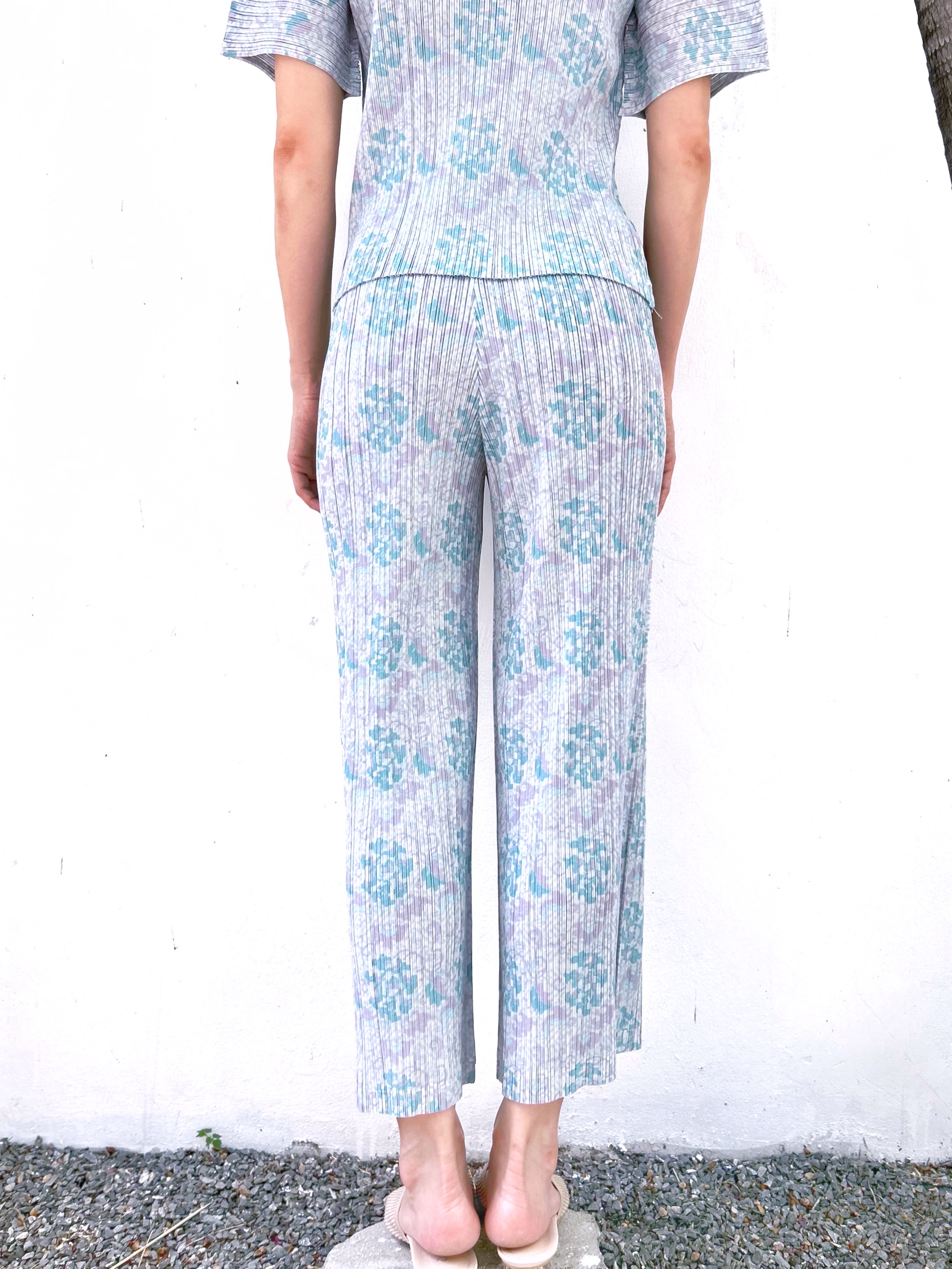 ปรับราคาลง20%!! ยาว 35นิ้ว!! 2MUAY รุ่น GJO1131 กางเกงพลีทคุณภาพ STRAIGHT LEG PRINTED PLEATED PANTS 4 สี FREE SIZE