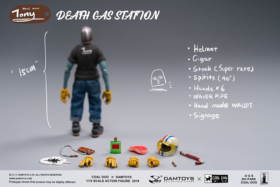 [สั่งจอง]DAMTOYS x COALDOG PES020 1/12 Iron Head Tony – Death Gas Station series Posable figure