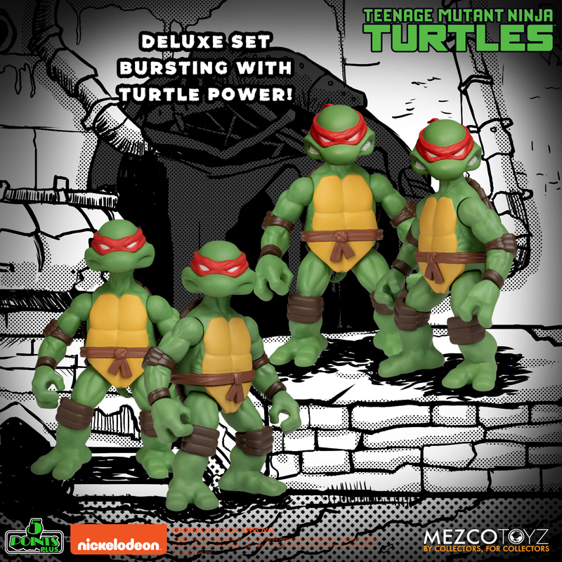 [สั่งจอง]Mezco Toyz 5 POINTS : Teenage Mutant Ninja Turtles Deluxe (3.75นิ้ว)
