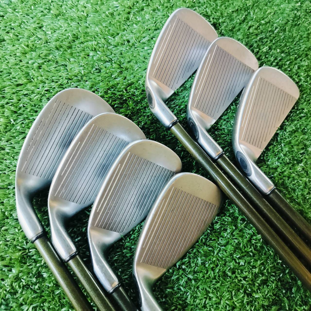 ชุดเหล็ก Callaway S2H2 สุดคลาสสิค เป็นตัวต้นตำหรับ PAT PEN เอกสิทธิ์ ก้านชุดเหล็กแบบเสียบเจาะทะลุ สภาพสวยมาก เดิมทุกอย่าง ก้านเดิม ไม้กอล์ฟพรีเมี่ยมมือสอง ของแท้ By NakaraLuxurious
