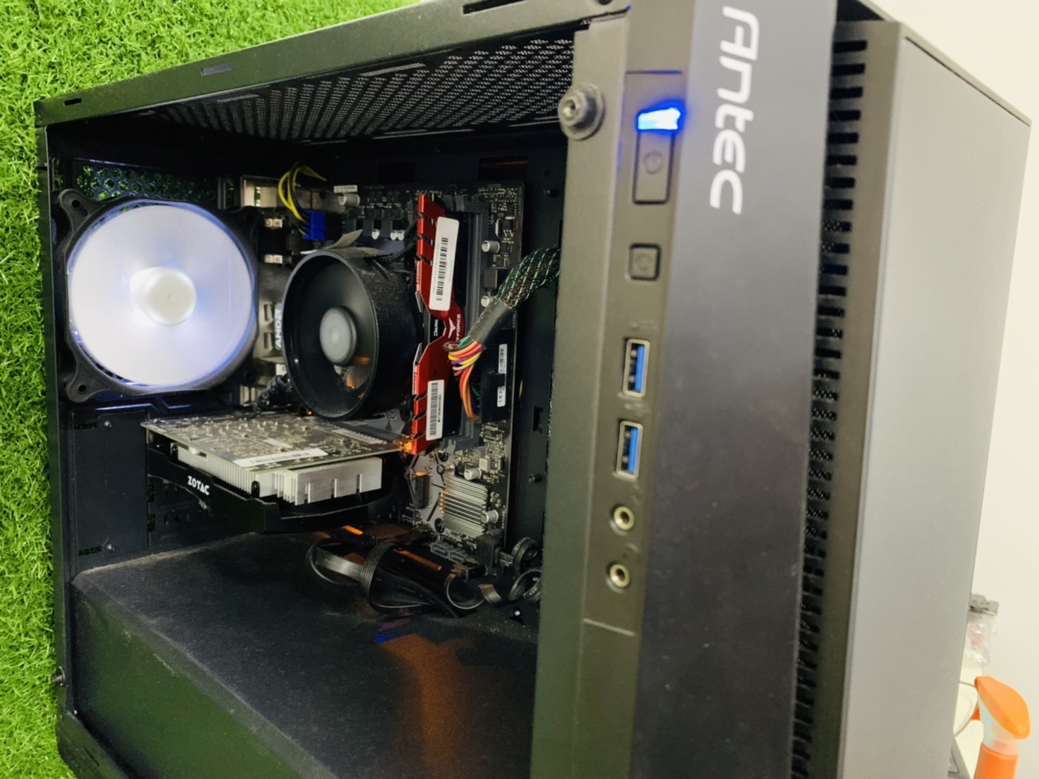 PC ประกอบ Case Ante P6 TG สำหรับ เล่นเกมส์ ราคานี้ไม่รวม Monitor