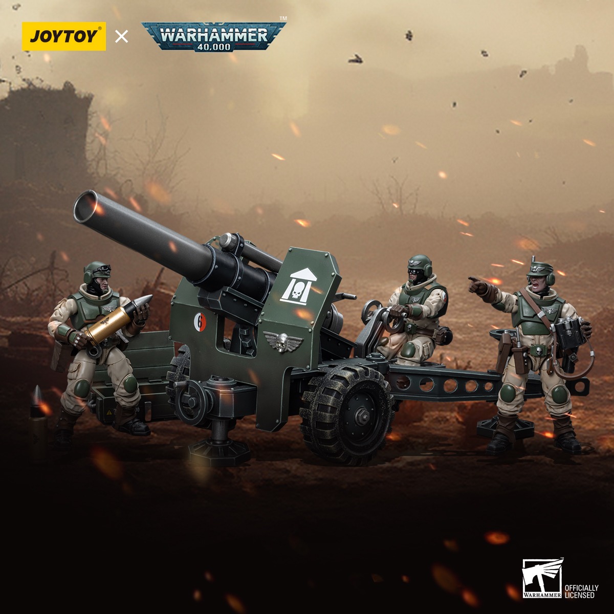 [พร้อมส่ง ] Joytoy 1/18 Astra Militarum Ordnance มี2แบบ