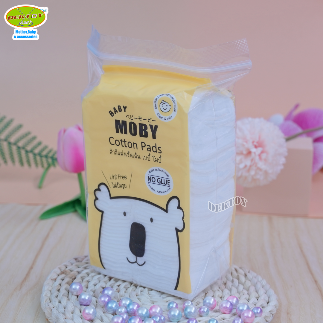 Baby moby เบบี้โมบี้ สำลีแผ่นรีดเส้น 50 กรัม