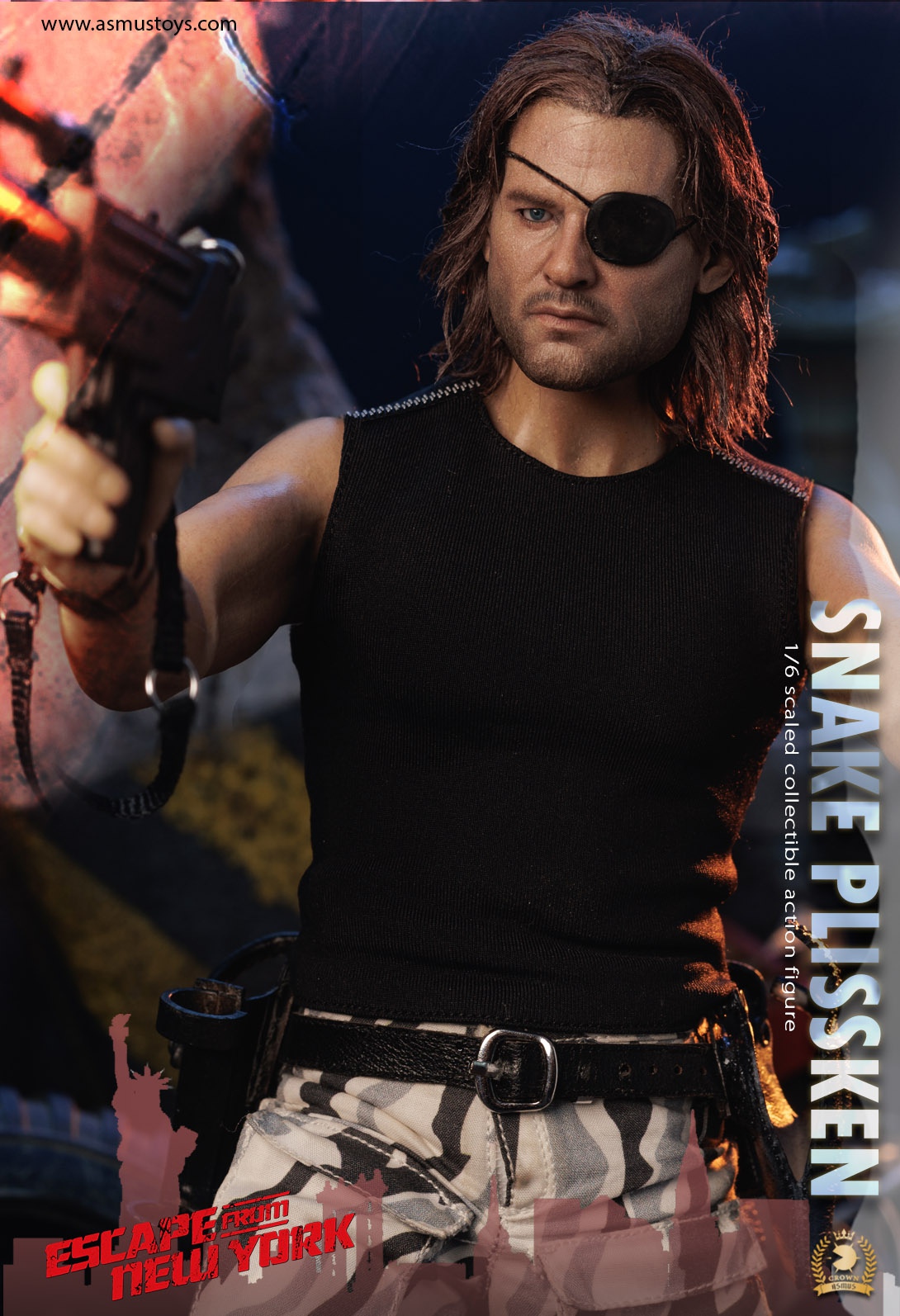 [สั่งจอง]ASMUS TOYS 1/6 : THE CROWN SERIES - SNAKE PLISSKEN