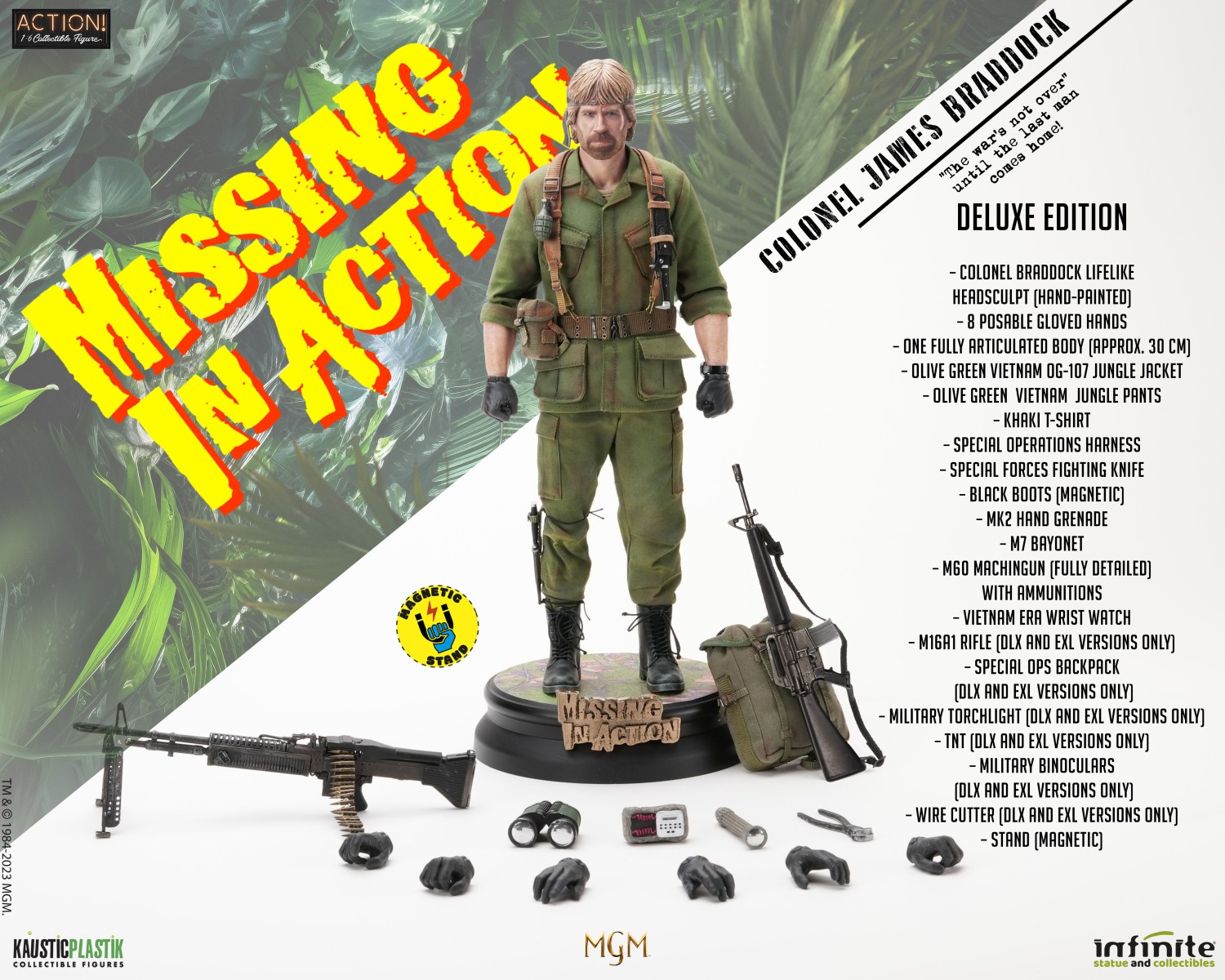 [สั่งจอง]Infinite Statue X Kaustic Plastik 1/6 : MISSING IN ACTION COLONEL JAMES BRADDOCK - STANDARD EDITION