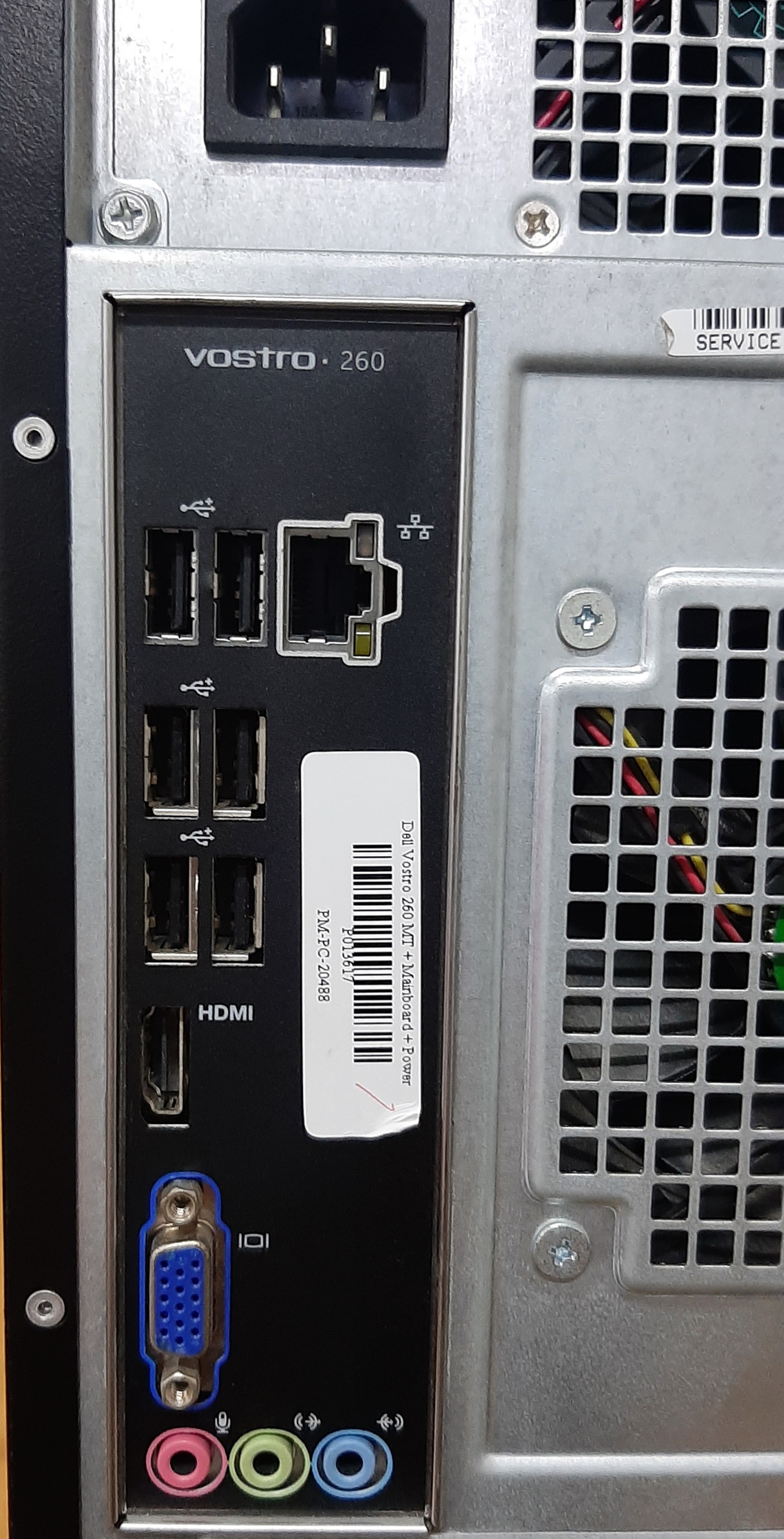 PC มือสอง สภาพดี ประกันร้าน 1 เดือน Dell Vostro 260 MT (เครื่องเปล่า) รองรับ CPU Gen2 i3 i5 i7 Ram DDR3