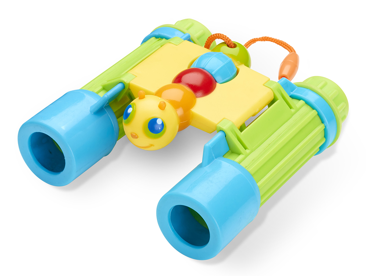 กล้องส่องทางไกลสำหรับนักสำรวจน้อย หมุนได้จริง ส่องทางไกลได้จริง Giddy Buggy Binoculars Melissa&Doug, ของเล่นเสริมพัฒนาการ, ของเล่น