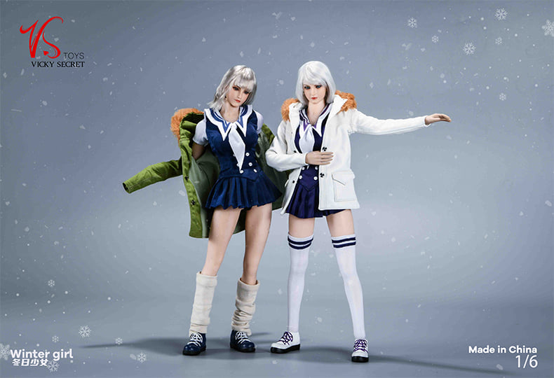 [สั่งจอง]VSTOYS 21XG69 1/6 : Winter girl Headsculpt+ JK Suit (Without Plastic Body)