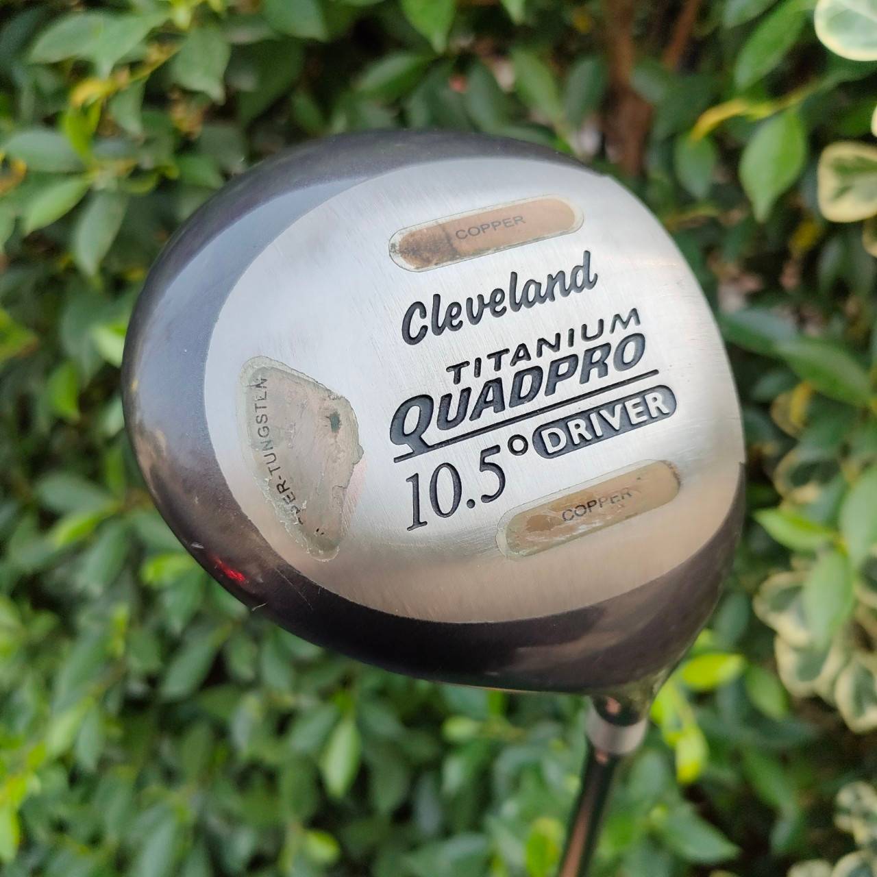 DRIVER CLEVELAND TITANIUM QUAADPRO องศา 10.5 ก้าน QUADPRO FLEX A ถ่วงทังสเตน ตีง่าย + ตรง