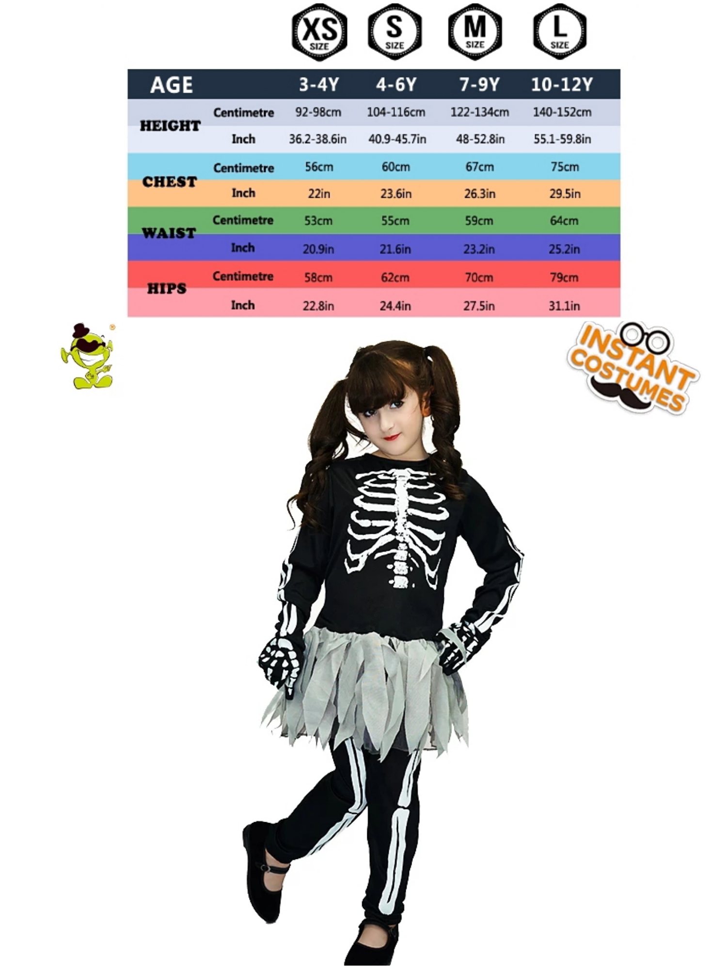 ชุดโครงกระดูกเด็ก ชุดฮาโลวีน Skeleton costume