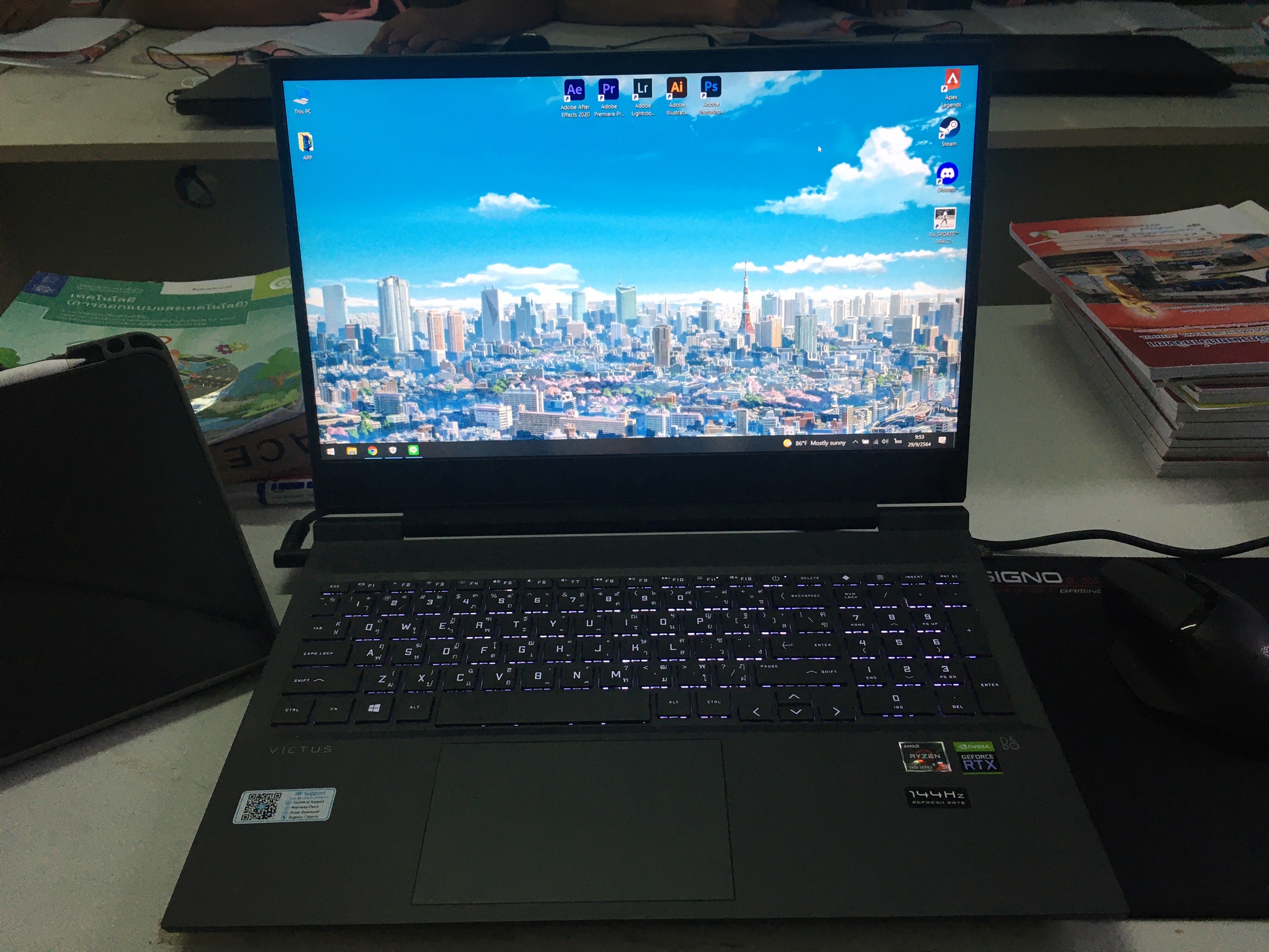 HP victus 16 ryzen5600H
