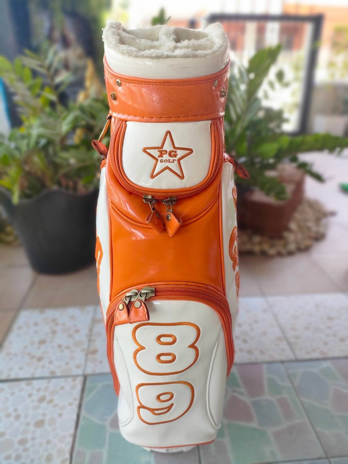 ถุงกอล์ฟ PEARLY GATES 89 เท่ห์มาก ภายในบุขนมิ๊ง กันรอย ขนาด 9 นิ้ว