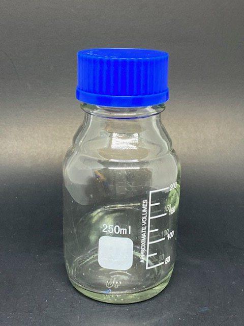 Laboratory Bottle ขวดใส่สาร ฝา PP น้ำเงิน ขนาด 100ml