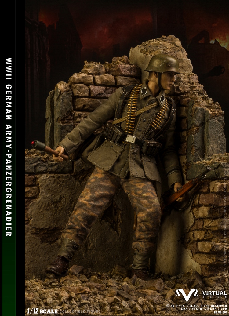 [สั่งจอง]VTS TOYS VG001 1/12 POCKET ELITE SERIES WWII German Army - Panzergrgrenadier