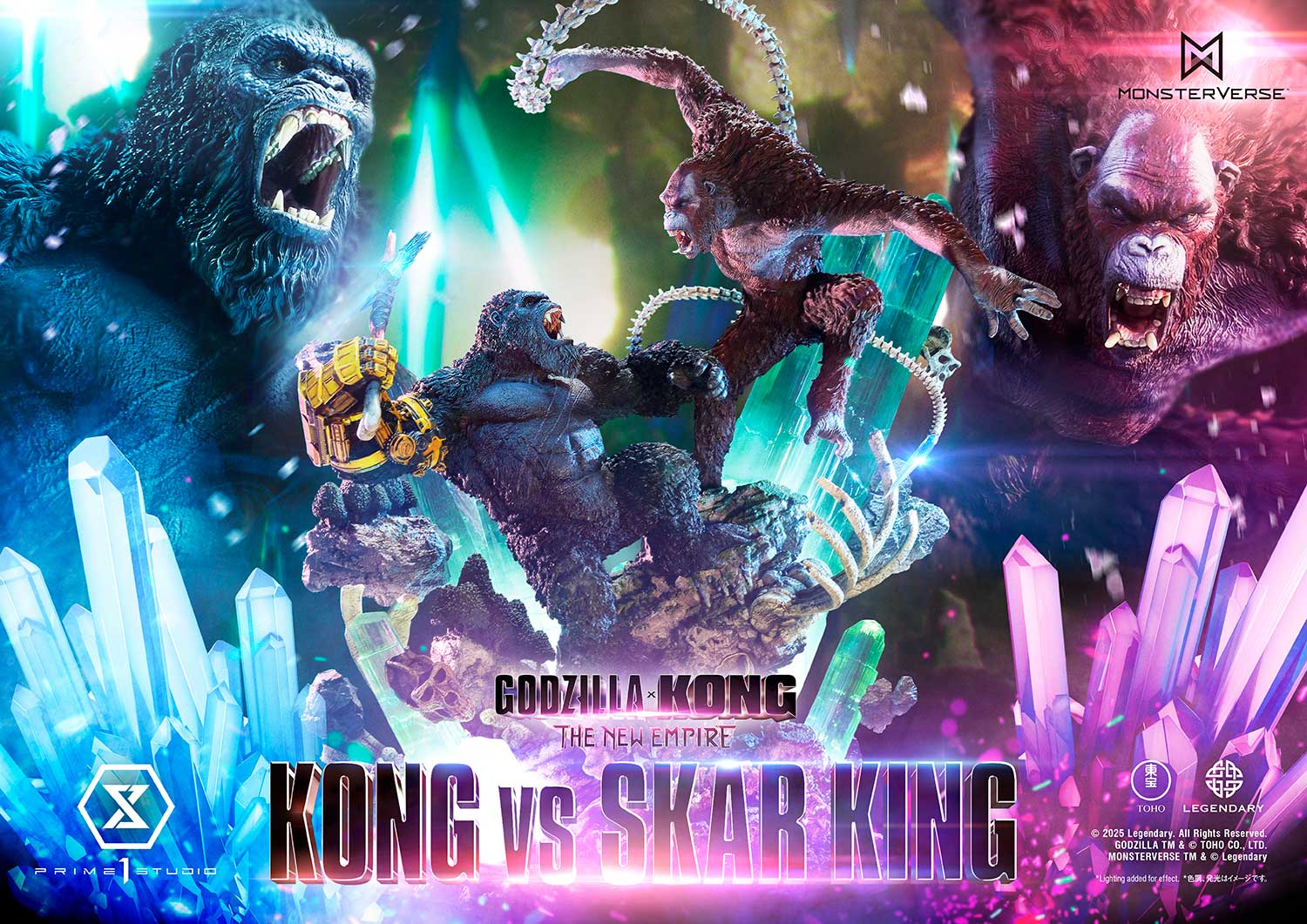 [สั่งจอง]Prime 1 Studio UDMGXK-02: Kong vs Skar King (Godzilla x Kong: The New Empire)