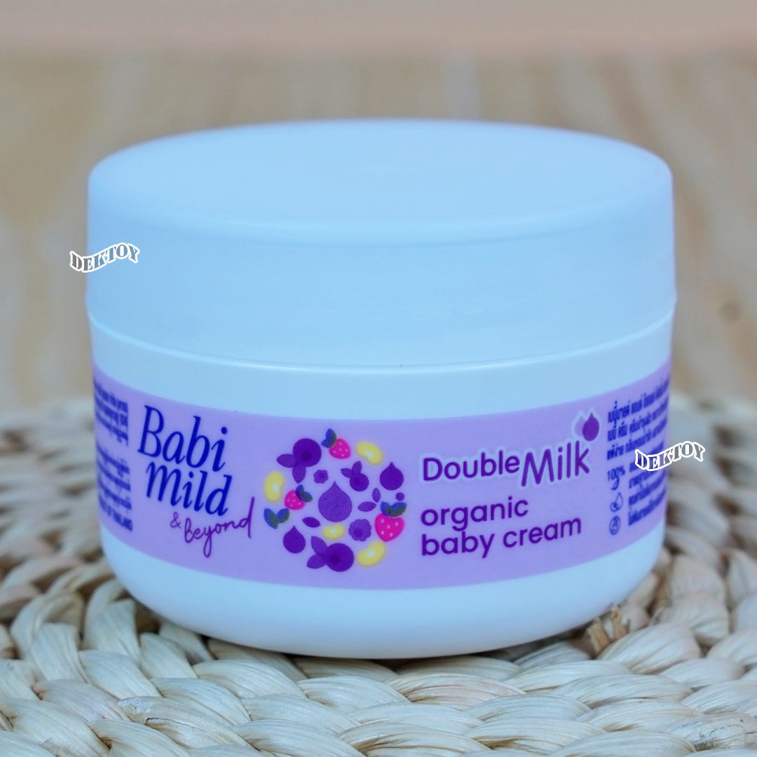 Babimild เบบี้มายด์ ครีม ดับเบิ้ลมิลค์ โปรตีน พลัส 50 กรัม สีม่วง