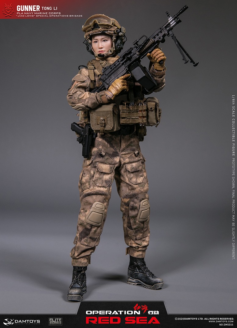 [สั่งจอง] DAMTOYS DMS015 1/6 : Operation Red Sea PLA Navy Marine Corps - Tong Li