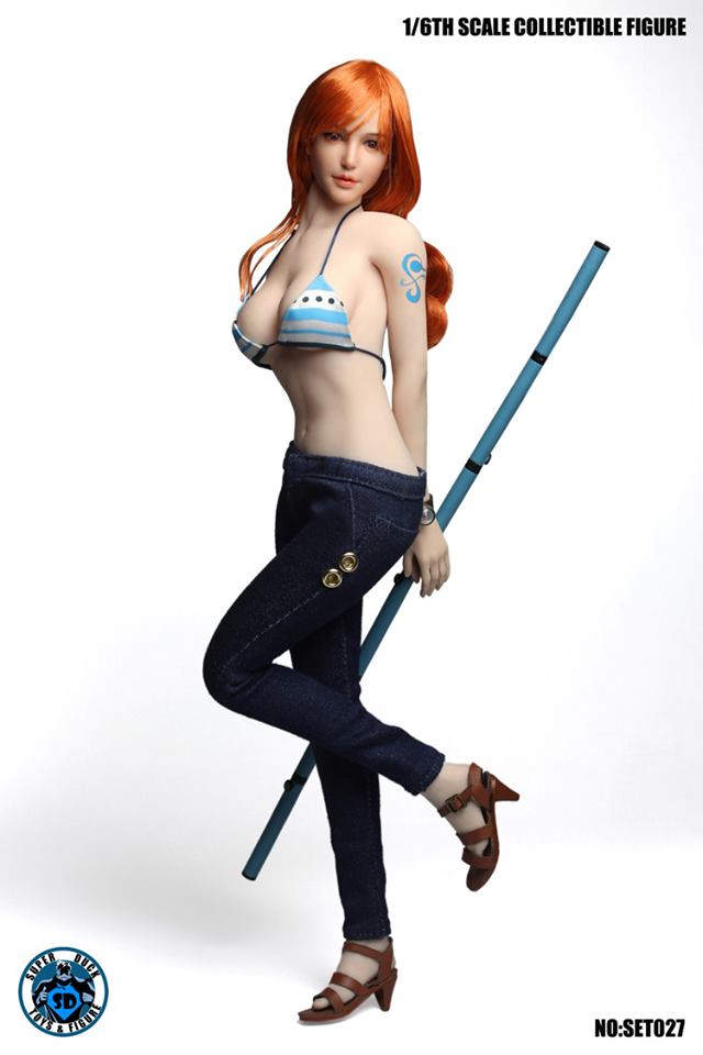 [สั่งจอง]SUPER DUCK SET027 1/6 Cosplay Sexy seaman headsculpt dress set