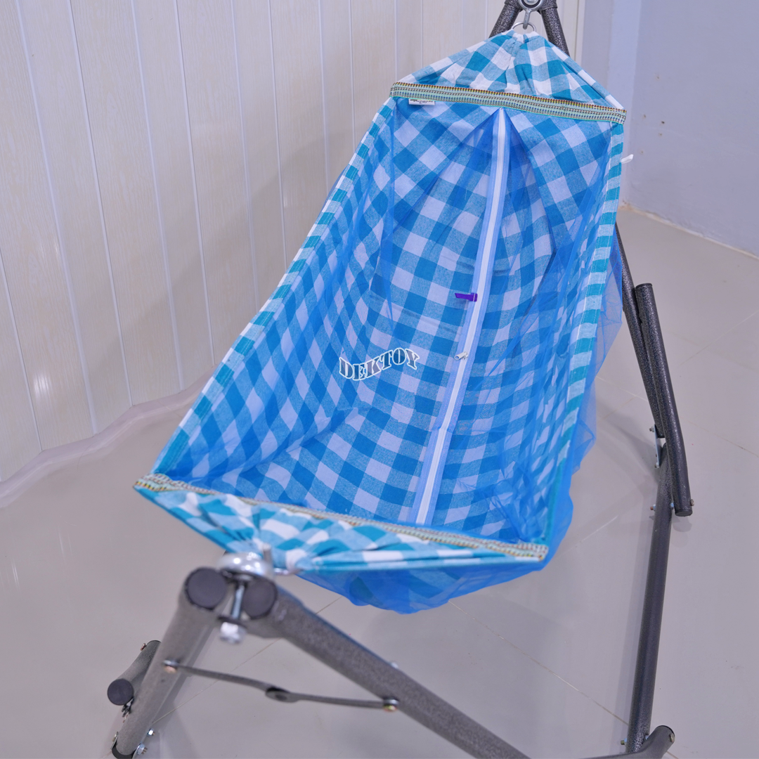 เปลญวนเด็กรุ่นใหม่พร้อมมุ้งเหมาะกับเด็กแรกเกิด ถึง3ขวบ คละสี