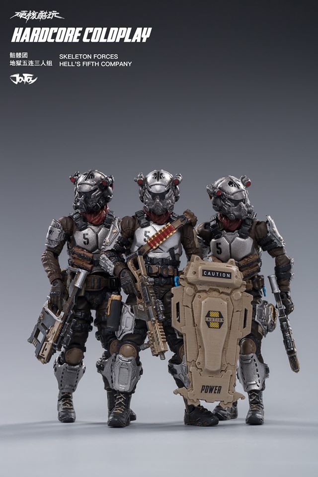 [สั่งจอง]JOYTOY 82011081 1/18 SKELETON FORCES HELL’S FIFTH COMPANY