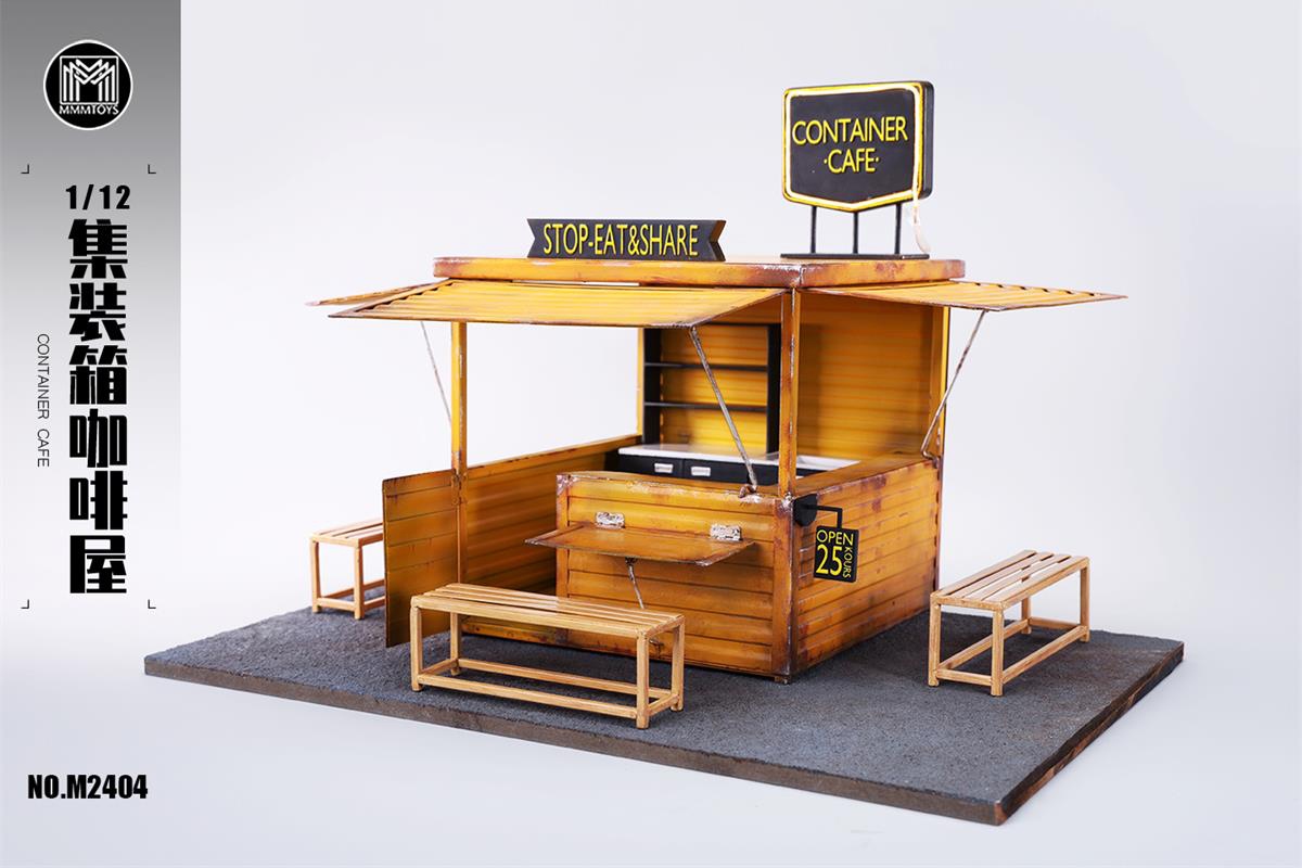 [สั่งจอง] MMMTOYS M2404 1/12 : Container Café Haven (ไม่รวมฟิกเกอร์)